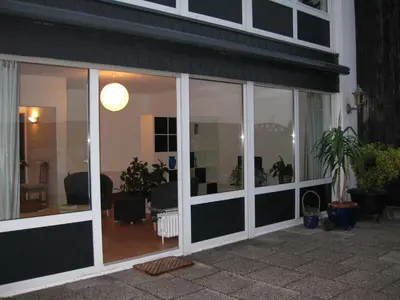 Das Gebäude in dem sich die Ferienwohnung befindet