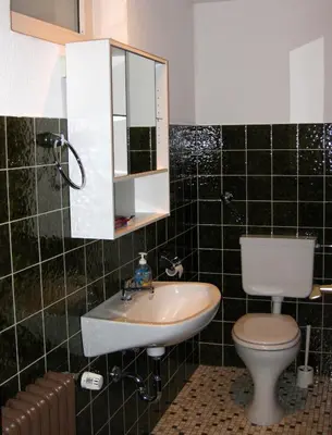 Ein Badezimmer in der Unterkunft Apartment Seeblick Wetter