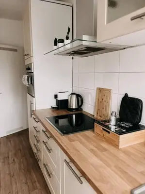Küche/Küchenzeile in der Unterkunft Im Herzen Essens! Gemütlich und zentral wohnen! HO2R