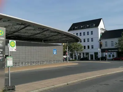 Das Gebäude in dem sich die Ferienwohnung befindet