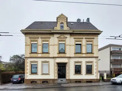 Das Gebäude in dem sich die Ferienwohnung befindet