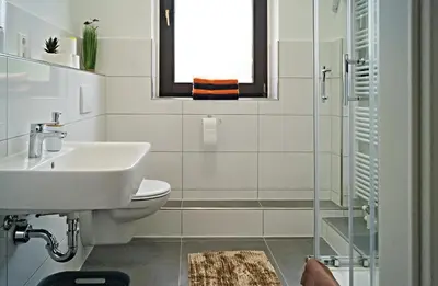 Ein Badezimmer in der Unterkunft Charmante & Gemütliche Wohnung