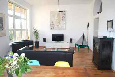 TV/Unterhaltungsangebot in der Unterkunft Altenbochumer Apartment