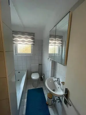 Ein Badezimmer in der Unterkunft Sana Ferienwohnung