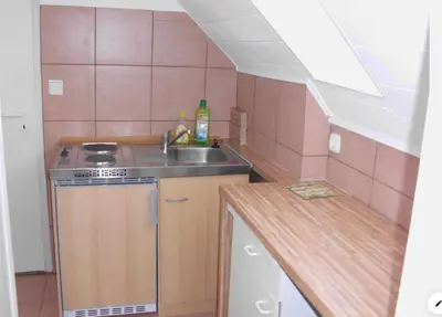 Küche/Küchenzeile in der Unterkunft Lovely Apartment 2 Et Inkl Parkplatz nach Verfügbarkeit