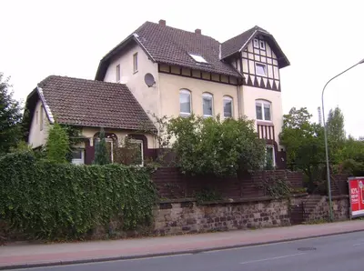 Das Gebäude in dem sich die Ferienwohnung befindet