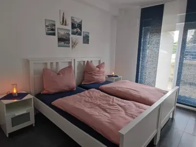 Ein Bett oder Betten in einem Zimmer der Unterkunft Moers City Apartments