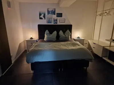 Ein Bett oder Betten in einem Zimmer der Unterkunft Moers City Apartments