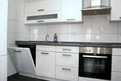 Küche/Küchenzeile in der Unterkunft Ferienwohnung A 101