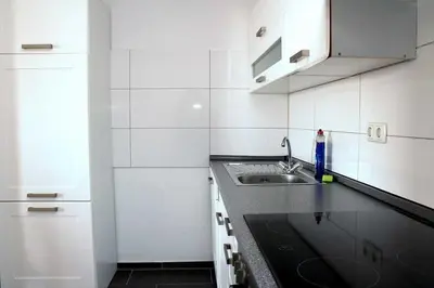 Küche/Küchenzeile in der Unterkunft Ferienwohnung A 101