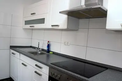 Küche/Küchenzeile in der Unterkunft Ferienwohnung A 101