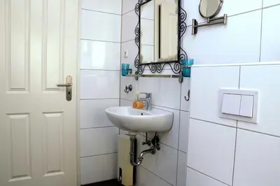 Ein Badezimmer in der Unterkunft Ferienwohnung A 104