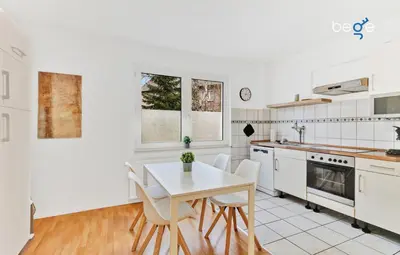 Küche/Küchenzeile in der Unterkunft BEGE APARTMENTS: STAY & WORK
