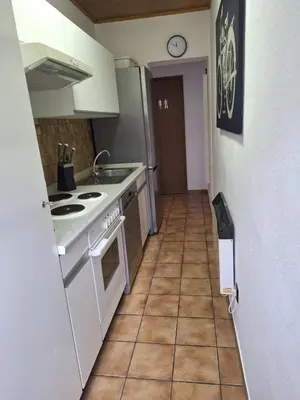 Küche/Küchenzeile in der Unterkunft Ferienwohnung W.Esel