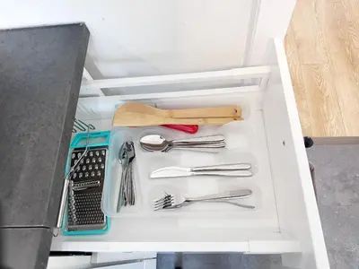 Küche/Küchenzeile in der Unterkunft VAZ Apartments Corporate Living Remscheid