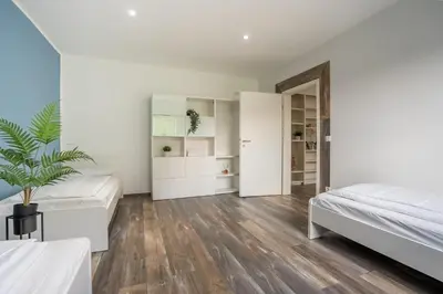 Küche/Küchenzeile in der Unterkunft XXL Superior Apartment 1 - 1 bis 10 Personen