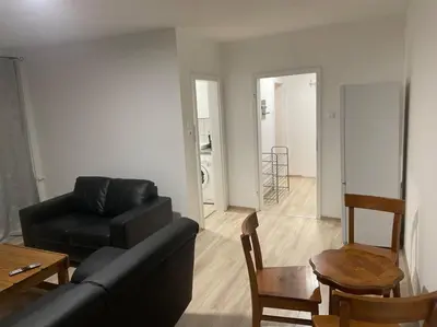 Ein Sitzbereich in der Unterkunft Schöne Appartement mit kostenlosen Parkplätze AVD1