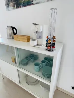 Küche/Küchenzeile in der Unterkunft Luxus über 2 Etagen mit Balkon in Elberfeld