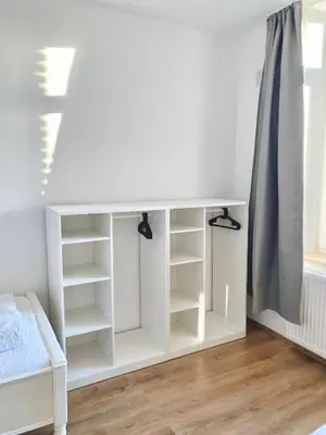 Ein Bett oder Betten in einem Zimmer der Unterkunft 3 Rooms, free Parking, 25 min to Düsseldorf, 200 Mbps WLAN