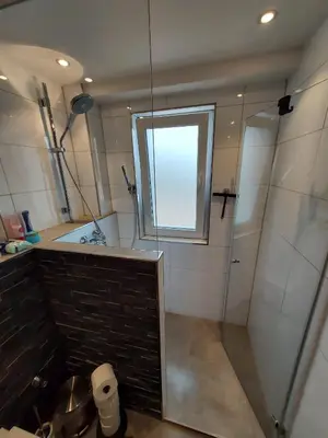 Ein Badezimmer in der Unterkunft Seibel's SUITES - Wohnung Ruhrgebiet inkl Garage