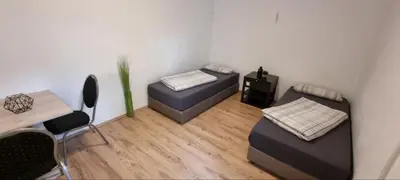 Grundriss der Unterkunft Monteurhaus in Hemer - Gemeinschaftsnutzung Küche und Bad