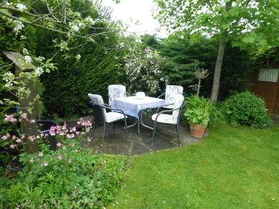 Ein Garten an der Unterkunft Ferienwohnung Illerhues