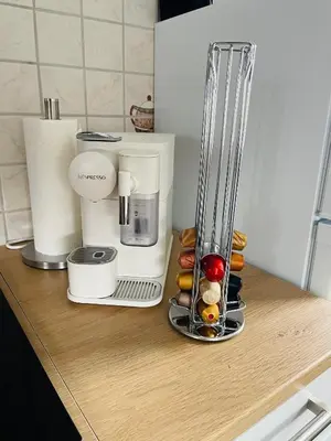 Küche/Küchenzeile in der Unterkunft gemütlich*Nespresso*Netflix*Arbeitsplatz*Parkplatz