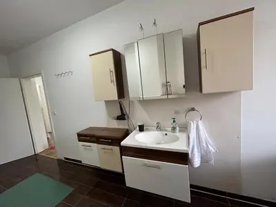 Küche/Küchenzeile in der Unterkunft Apartment am Gustav-Lübcke Museum - Hbf