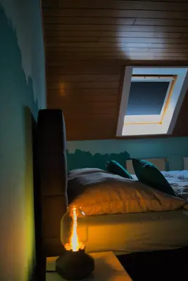 Ein Bett oder Betten in einem Zimmer der Unterkunft KomfortZuhause in Wermelskirchen