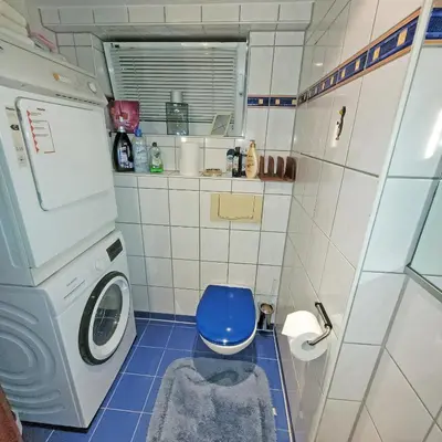 Ein Badezimmer in der Unterkunft Apartment close to nature,airport, fair