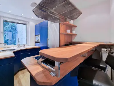 Küche/Küchenzeile in der Unterkunft Alpha Apartments