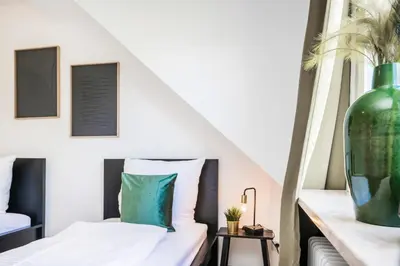 Ein Bett oder Betten in einem Zimmer der Unterkunft Kurzzeitglück 24h Self Check-In MH01