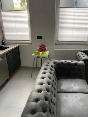 Ein Sitzbereich in der Unterkunft Ferienapartment Essen