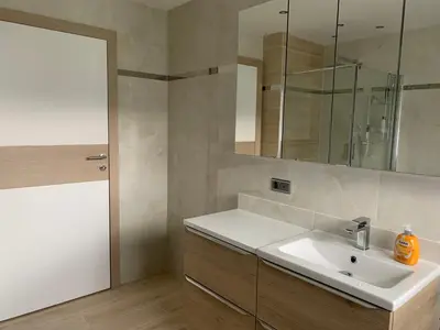Ein Badezimmer in der Unterkunft Apartment Naturjuwel