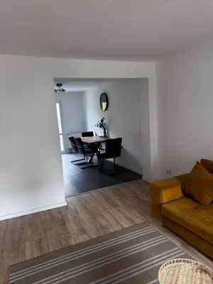 Ein Sitzbereich in der Unterkunft Stadtwohnung im Luisenviertel