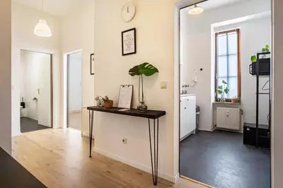 Küche/Küchenzeile in der Unterkunft NEXT HOME - FREE Parking & WiFi - Badewanne
