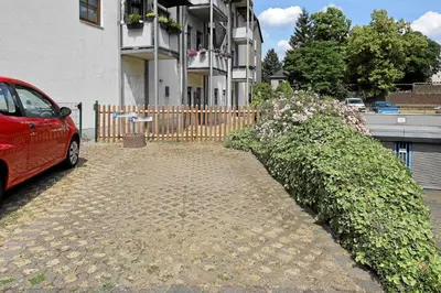 Das Gebäude in dem sich die Ferienwohnung befindet