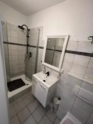 Ein Badezimmer in der Unterkunft Alex Apartments