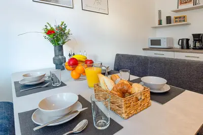 Essen in der Ferienwohnung oder in der Nähe
