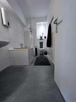 Ein Badezimmer in der Unterkunft Rü-Premium Apartments