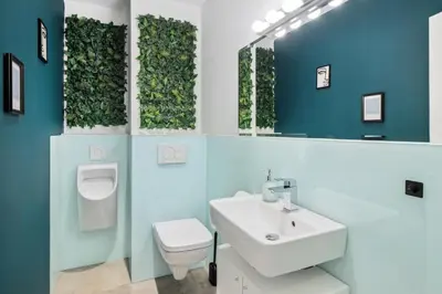 Ein Badezimmer in der Unterkunft Design-Apartment - Bochum Zentrum - 2 Balkons - 118m2 - Netflix