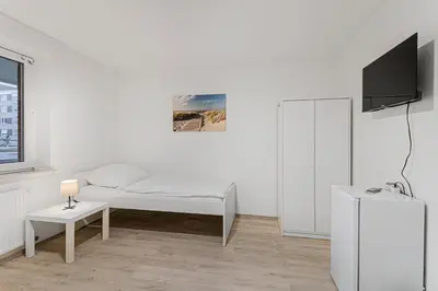 TV/Unterhaltungsangebot in der Unterkunft Work & Stay Apartment mit Balkon in Bergkamen