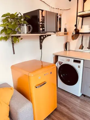 Küche/Küchenzeile in der Unterkunft The Room - Direkt in der Stadt!