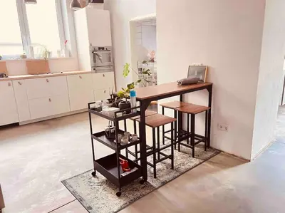 Küche/Küchenzeile in der Unterkunft Luxus Loft im Herzen von Bochum Werne.