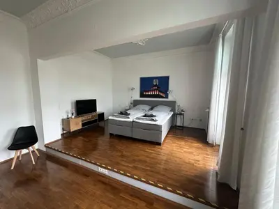 TV/Unterhaltungsangebot in der Unterkunft Jugendstil-Oase