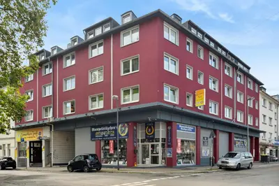 Das Gebäude in dem sich die Ferienwohnung befindet