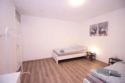 Ein Bett oder Betten in einem Zimmer der Unterkunft Nice Apartment in Hagen