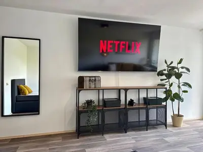 TV/Unterhaltungsangebot in der Unterkunft Zentrales Apartment am Theater in Marl