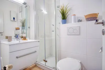 Ein Badezimmer in der Unterkunft HOMEFY - Studio Stella