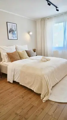 Ein Bett oder Betten in einem Zimmer der Unterkunft Luxuriös & Sehr Zentral in Wuppertal